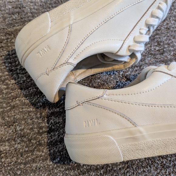 Madewell MWL Sidewalk Low-Top White Sneakers - Picture 5 of 13
